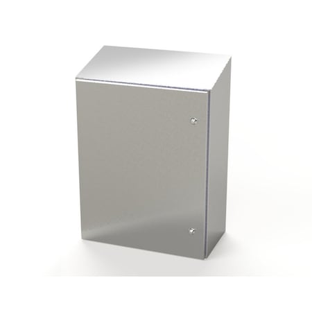 Saginaw Control & Engineering 1/4 Turn Latch Electrical Enclosures, 30 in H, 12 in D, 24 in W, NEMA 3R, 4, 4X, 12, 13 SCE-30K2412SSST